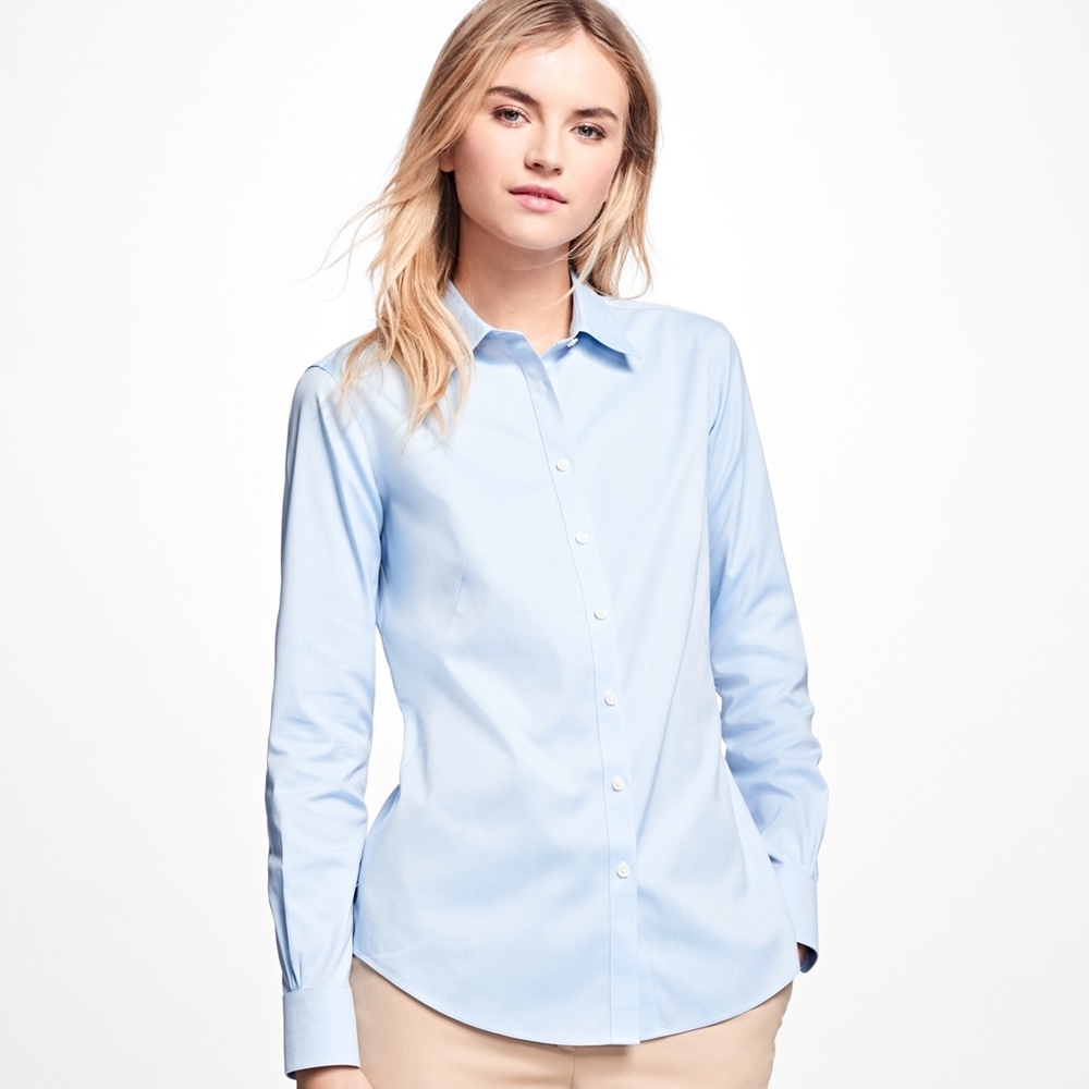 Women's Brooks Brothers Non-Iron Oxford shirt- 2